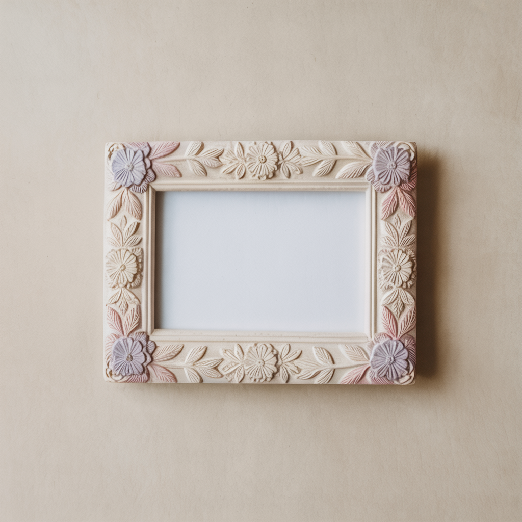 Porta-Retrato Floral